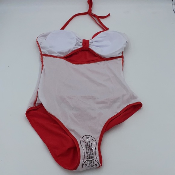 Tempt Me Ladies Sexy Cutout One Piece Tummy Control Halter Swimsuit Size Small - Picture 7 of 11